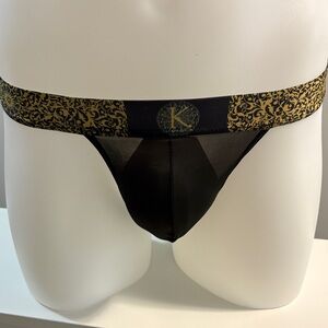 Black and Gold Men's Briefs